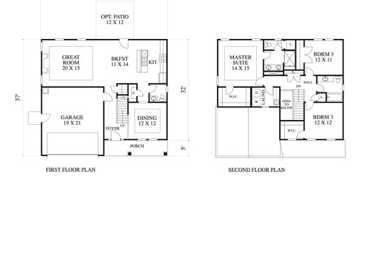 Exterior - Front Elevation 3 for Traditional House Plan #1053-81 - 3 bed, 2.5 bath