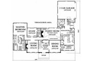 Colonial Style House Plan - 4 Beds 4 Baths 4204 Sq/Ft Plan #137-112 