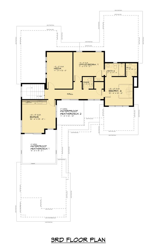 Dream House Plan - Contemporary Floor Plan - Other Floor Plan #1066-256