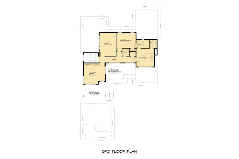 Dream House Plan - Floor Plan - Other Floor for Contemporary House Plan #1066-256 - 7 bed, 6.5 bath