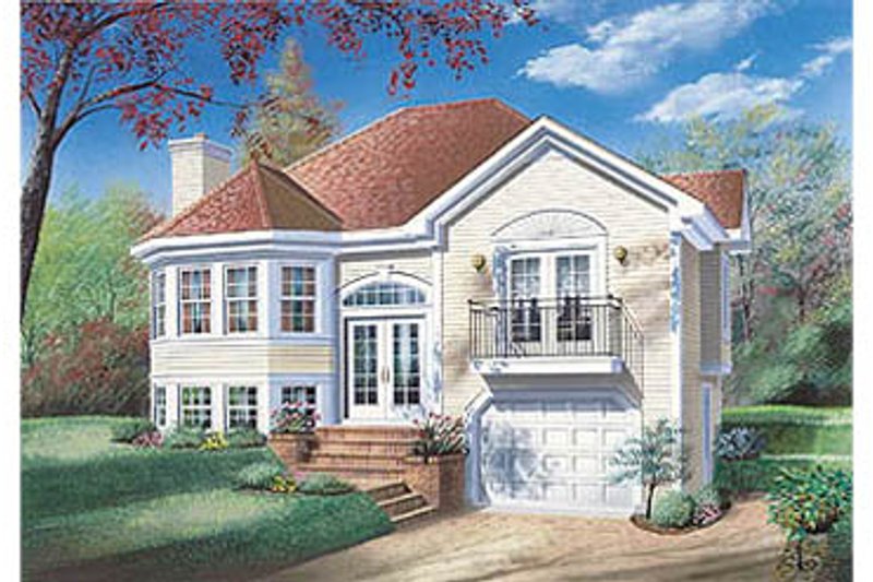 Dream House Plan - Traditional Exterior - Front Elevation Plan #23-149