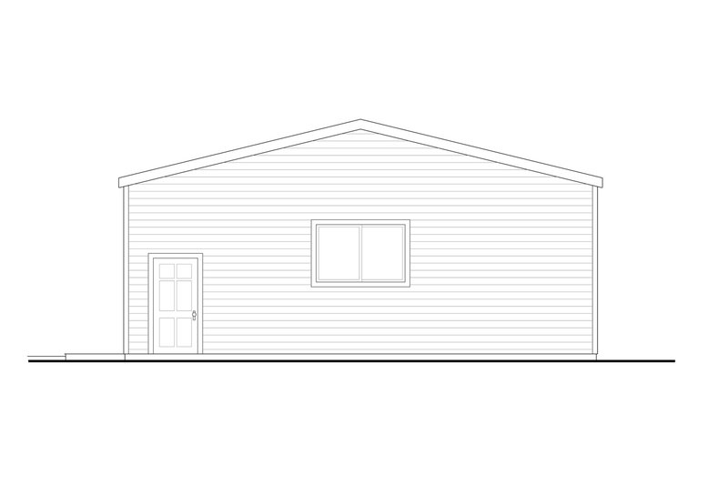 Home Plan - Exterior - Other Elevation 1 for Traditional House Plan #124-1217, 0 bath