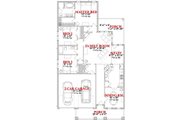 Craftsman Style House Plan - 3 Beds 2 Baths 1743 Sq/Ft Plan #63-276 