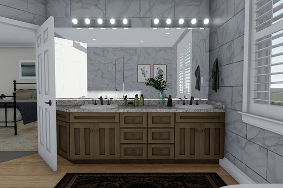 Interior - Master Bathroom 2 for Barndominium House Plan #1060-83 - 3 bed, 3 bath