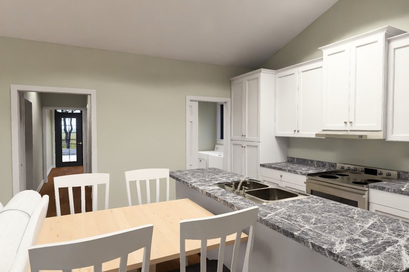 House Blueprint - Interior - Kitchen 1 for Cottage House Plan #513-2498 - 5 bed, 3 bath