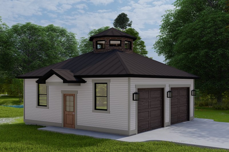 Dream House Plan - Exterior - Front Elevation 3 for Bungalow House Plan #1060-122, 0 bath