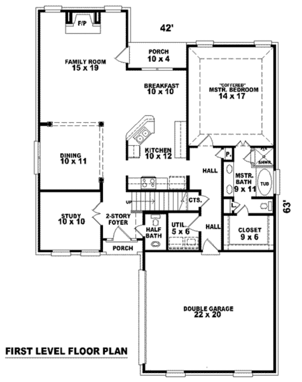 European Floor Plan - Main Floor Plan #81-788