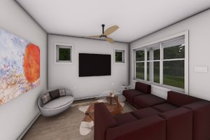 Interior - Other for Cottage House Plan #126-260 - 1 bed, 1 bath