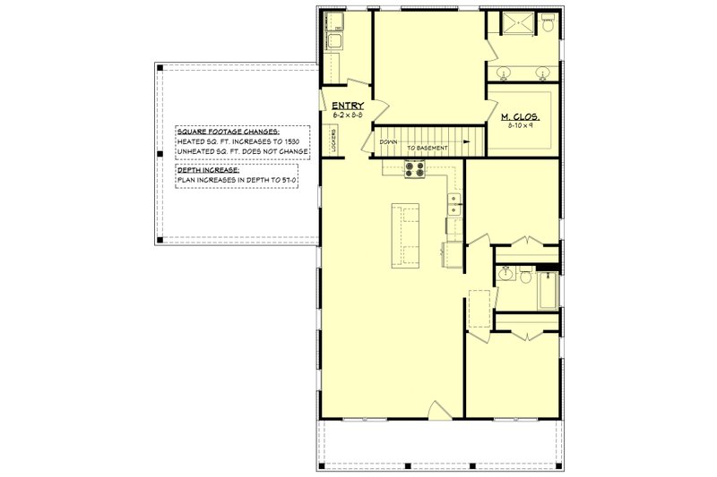 Home Plan - Floor Plan - Other Floor for Cottage House Plan #430-454 - 3 bed, 2 bath
