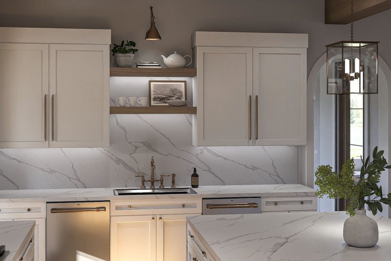 Dream House Plan - Interior - Kitchen for Modern House Plan #455-393 - 5 bed, 4 bath