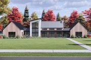 Modern Style House Plan - 4 Beds 4.5 Baths 4241 Sq/Ft Plan #1096-122 