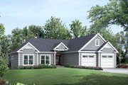 Ranch Style House Plan - 3 Beds 2 Baths 2100 Sq/Ft Plan #57-615 