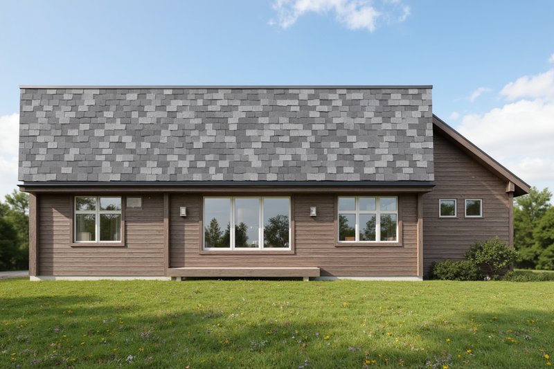 House Blueprint - Exterior - Rear Elevation for Craftsman House Plan #112-275 - 3 bed, 2 bath