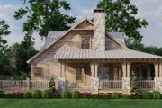 Cabin Style House Plan - 3 Beds 2.5 Baths 1660 Sq/Ft Plan #923-352 