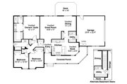 Traditional Style House Plan - 3 Beds 2 Baths 1634 Sq/Ft Plan #124-480 