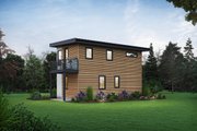 Contemporary Style House Plan - 2 Beds 2 Baths 921 Sq/Ft Plan #48-1076 