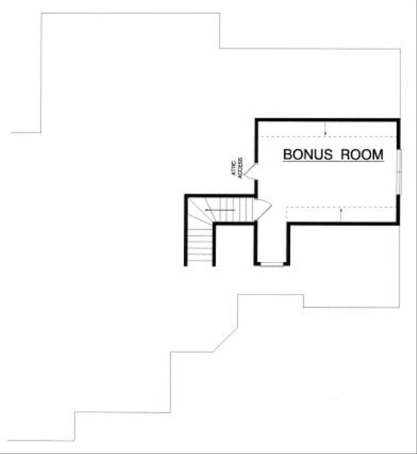 House Plan Design - Traditional Floor Plan - Upper Floor Plan #40-388