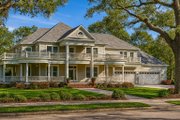 Victorian Style House Plan - 5 Beds 4 Baths 6903 Sq/Ft Plan #17-2099 Exterior 
