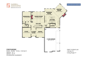Traditional Style House Plan - 5 Beds 4 Baths 3338 Sq/Ft Plan #54-472 