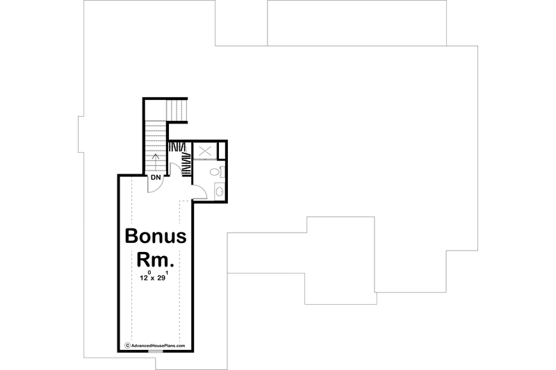 House Plan Design - Floor Plan - Upper Floor for Farmhouse House Plan #455-247 - 4 bed, 3.5 bath