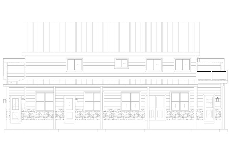 Home Plan - Exterior - Other Elevation 3 for Modern House Plan #1060-502 - 3 bed, 3.5 bath