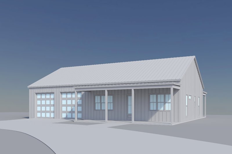 House Plan Design - User Generated 2 for Barndominium House Plan #430-403 - 2 bed, 2 bath