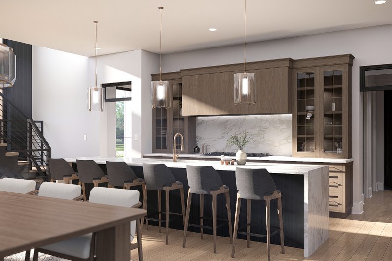 House Design - Interior - Kitchen 1 for Barndominium House Plan #455-697 - 5 bed, 4.5 bath