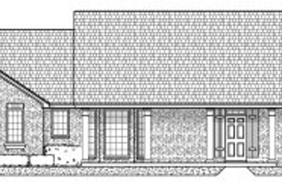 Exterior - Front Elevation for Traditional House Plan #65-439 - 3 bed, 2 bath
