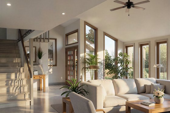 Interior - Entry for Contemporary House Plan #312-253 - 3 bed, 2.5 bath