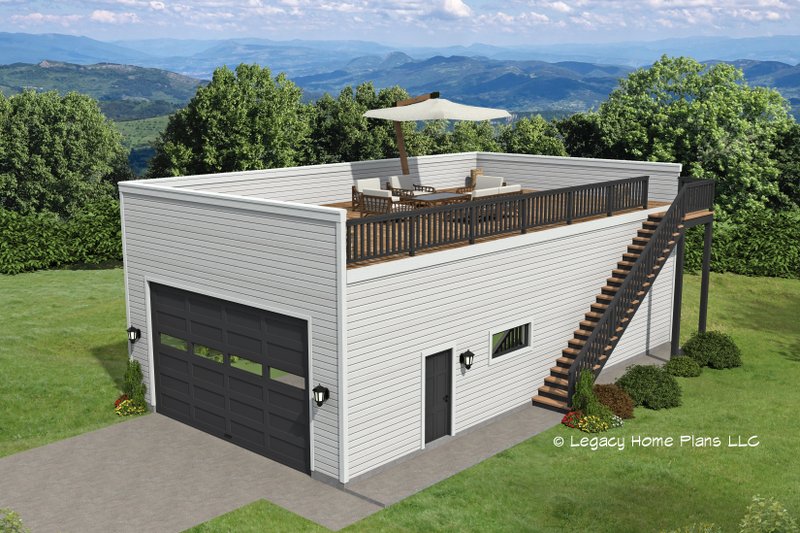 House Design - Modern Exterior - Front Elevation Plan #932-691