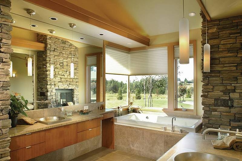 Architectural House Design - Interior - Master Bathroom for Ranch House Plan #48-433 - 5 bed, 5.5 bath