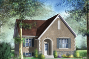 European Style House Plan - 2 Beds 1 Baths 1095 Sq/Ft Plan #25-4640 