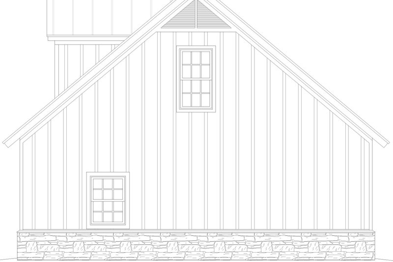 House Design - Exterior - Other Elevation 1 for Country House Plan #932-1090, 0 bath