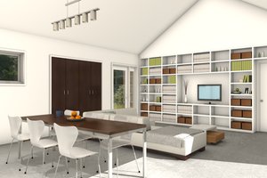 Interior - Other 2 for Modern House Plan #497-29 - 2 bed, 1 bath