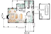 Traditional Style House Plan - 4 Beds 2 Baths 2393 Sq/Ft Plan #23-2173 