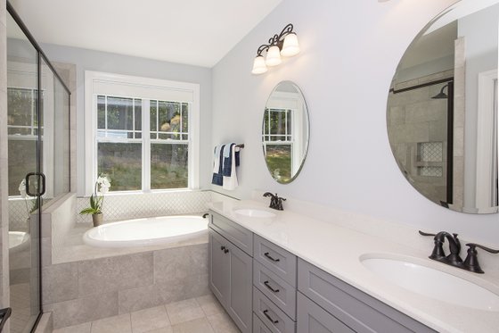 Interior - Master Bathroom 1 for Farmhouse House Plan #929-1044 - 3 bed, 2 bath