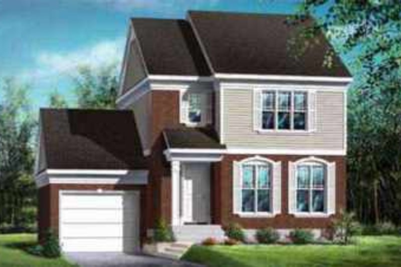Architectural House Design - European Exterior - Front Elevation Plan #25-296
