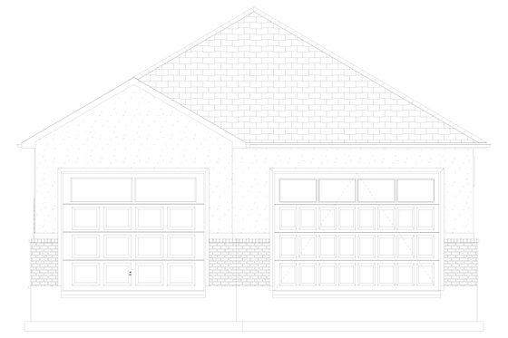 Exterior - Front Elevation 4 for Traditional House Plan #1060-126, 1 bath