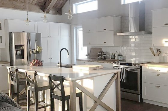 Interior - Kitchen 1 for Contemporary House Plan #23-2316 - 2 bed, 1 bath