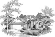 European Style House Plan - 3 Beds 2.5 Baths 1893 Sq/Ft Plan #14-235 