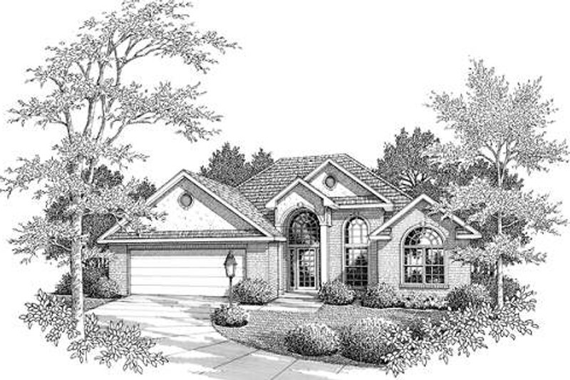 Home Plan - European Exterior - Front Elevation Plan #14-235