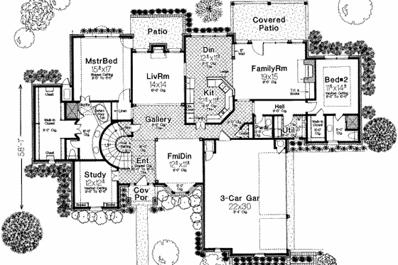 Photo for European House Plan #310-227 - 4 bed, 3.5 bath