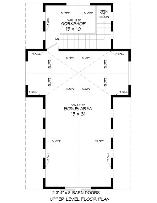 House Design - Country Floor Plan - Upper Floor Plan #932-355