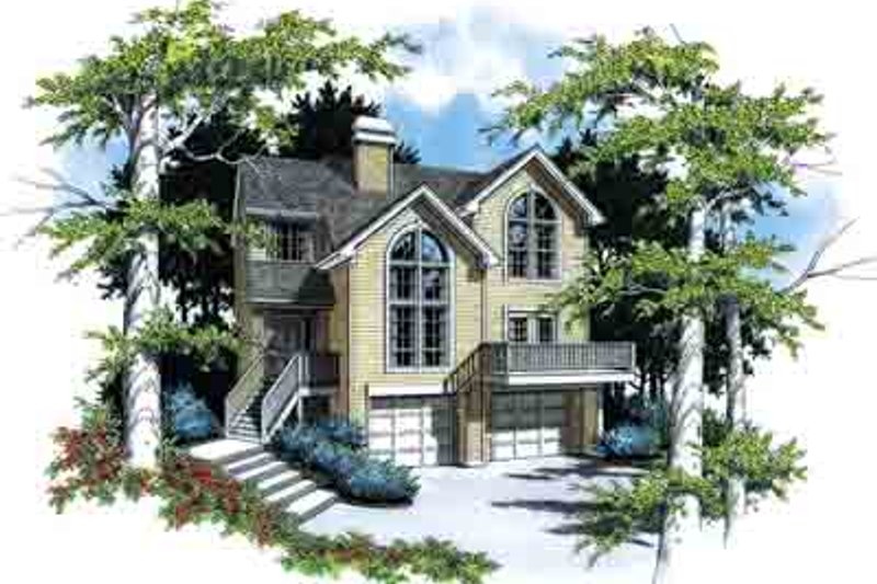 Dream House Plan - Traditional Exterior - Front Elevation Plan #48-198