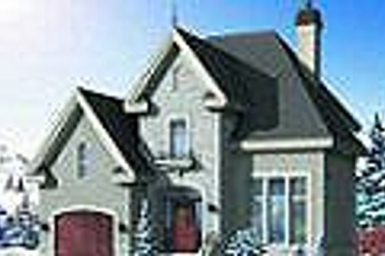 Exterior - Other Elevation for European House Plan #23-360 - 3 bed, 2 bath