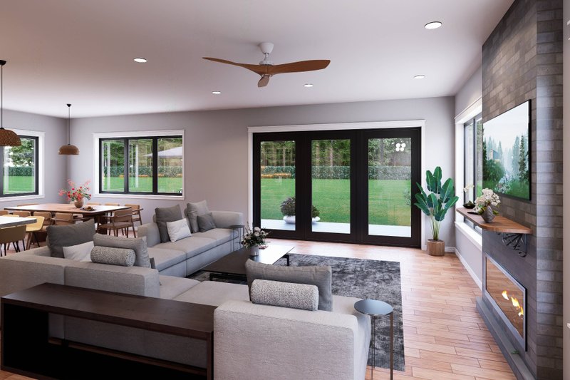 Dream House Plan - Interior - Family Room 1 for Contemporary House Plan #932-1430 - 4 bed, 4.5 bath