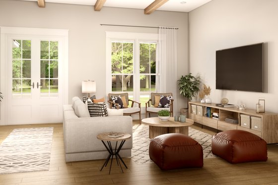 Interior - Family Room 1 for Farmhouse House Plan #430-264 - 3 bed, 2.5 bath