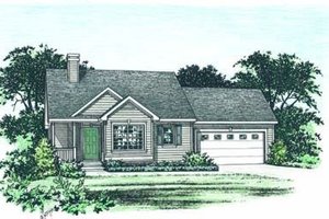 Traditional Exterior - Front Elevation Plan #20-1322