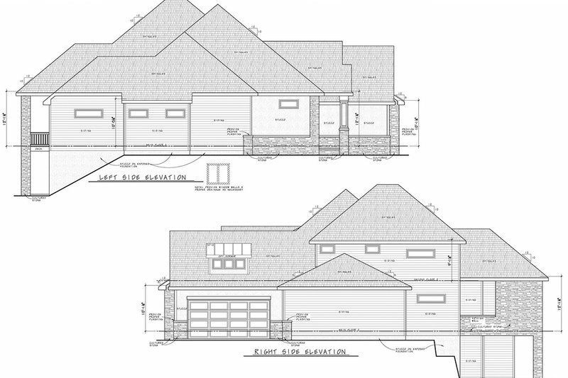 Home Plan - Exterior - Other Elevation for Craftsman House Plan #20-2337 - 3 bed, 3.5 bath