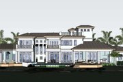 Beach Style House Plan - 4 Beds 5.5 Baths 5093 Sq/Ft Plan #548-31 